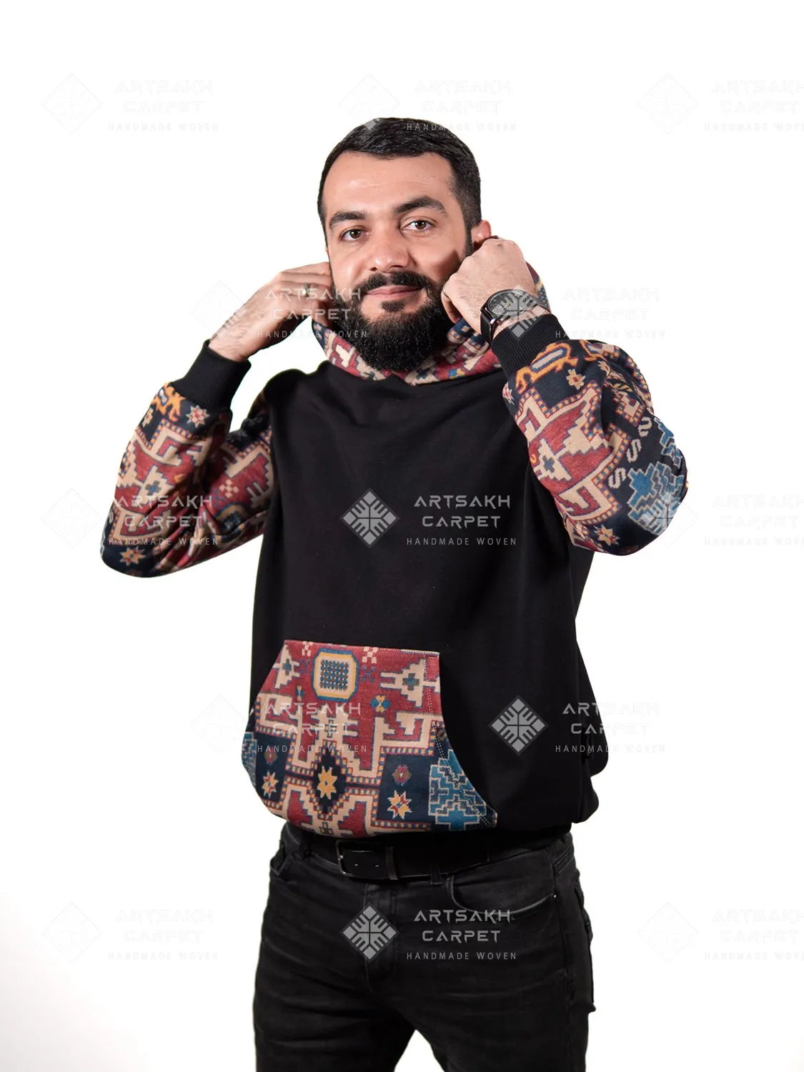 Armenian ornamental hoodie
