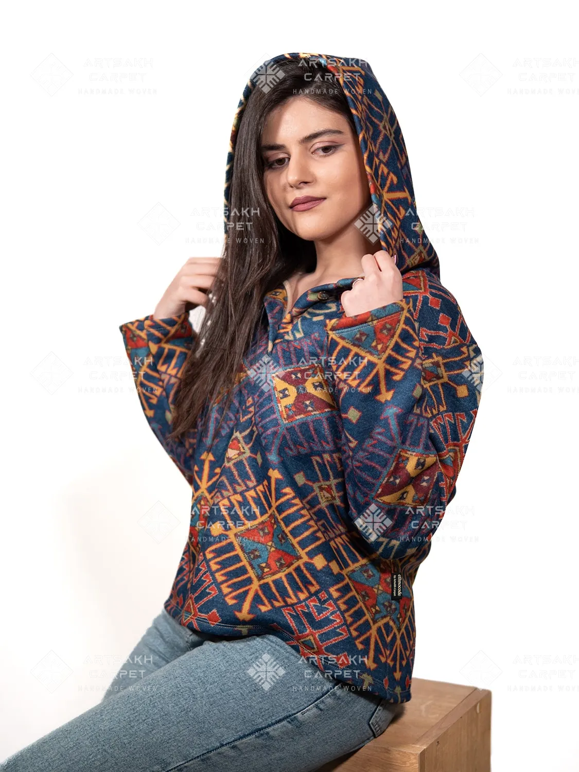 Armenian ornamental hoodie