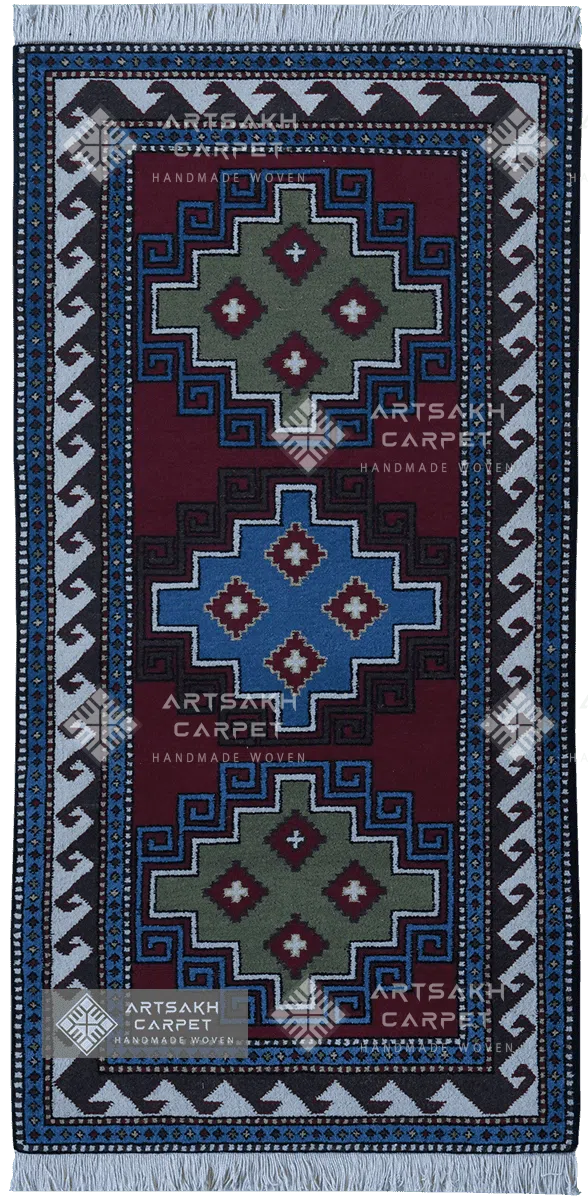 Armenian traditional carpet Artsakh Arevagorg