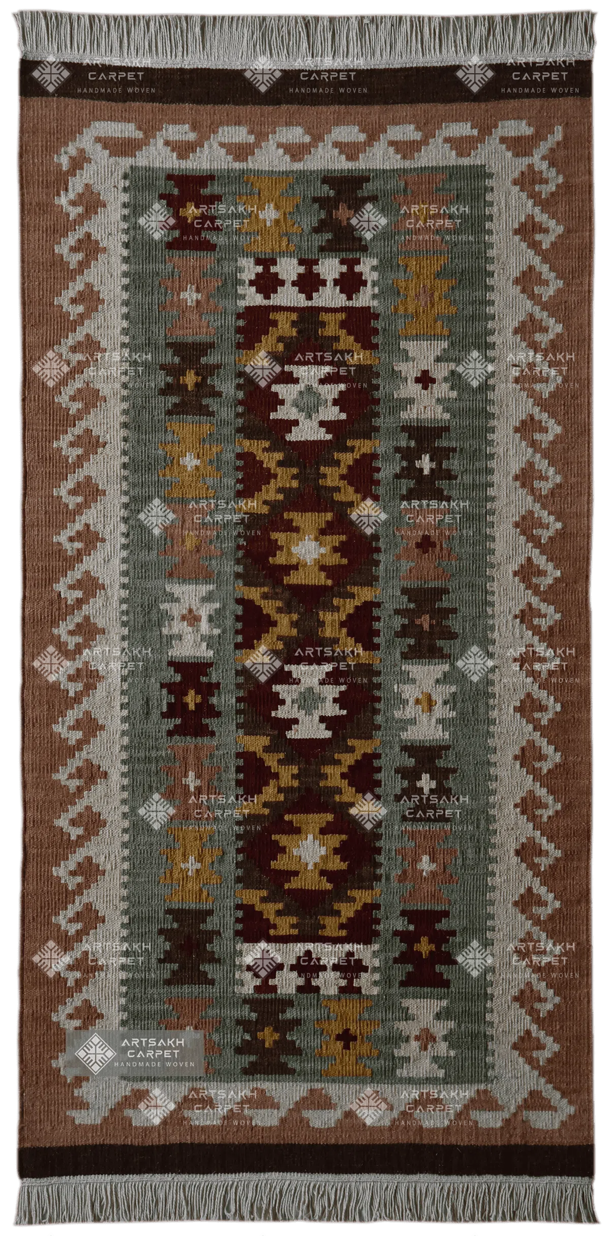 Flat woven rug