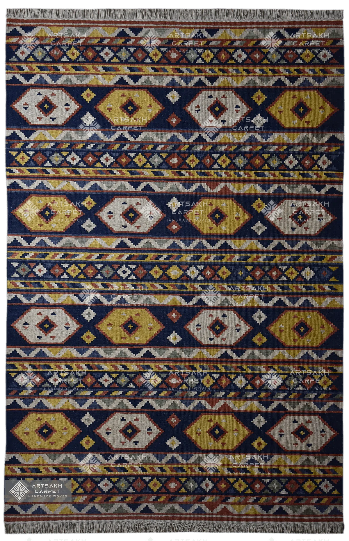 Flat woven rug