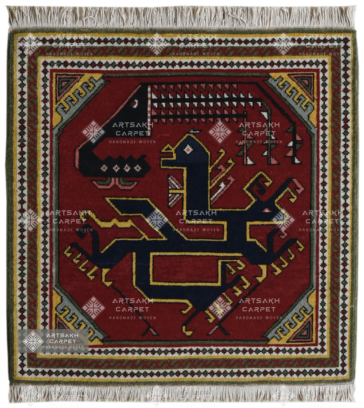 Традиционный армянский ковер Ковер Дракона