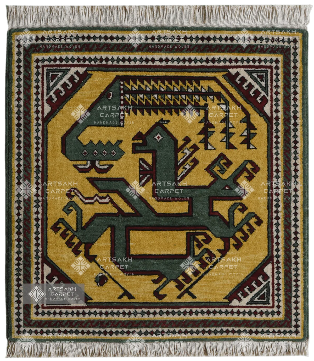 Традиционный армянский ковер Ковер - Дракон