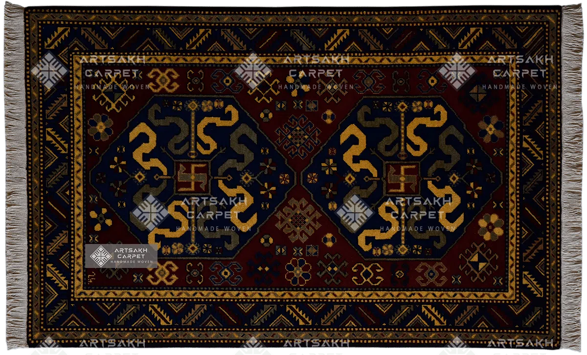 Традиционный армянский ковер Ковер-Дракон Хндзореск