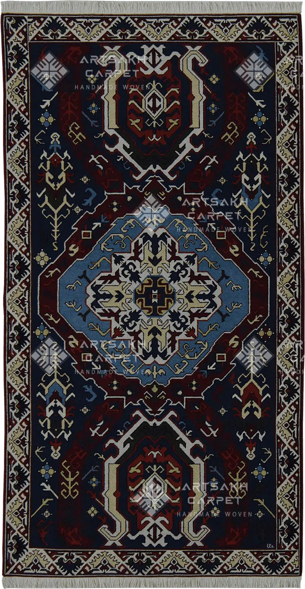 Armenian traditional carpet Dragon rag