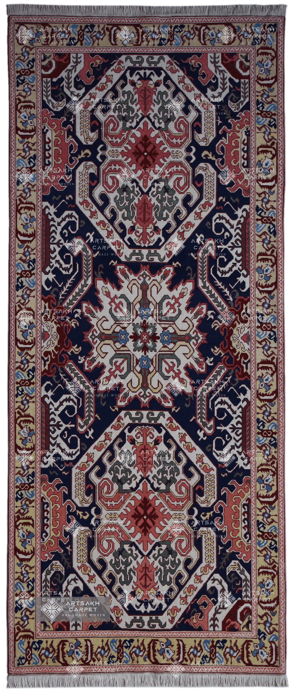 Armenian traditional carpet Jraberd Artsvagorg