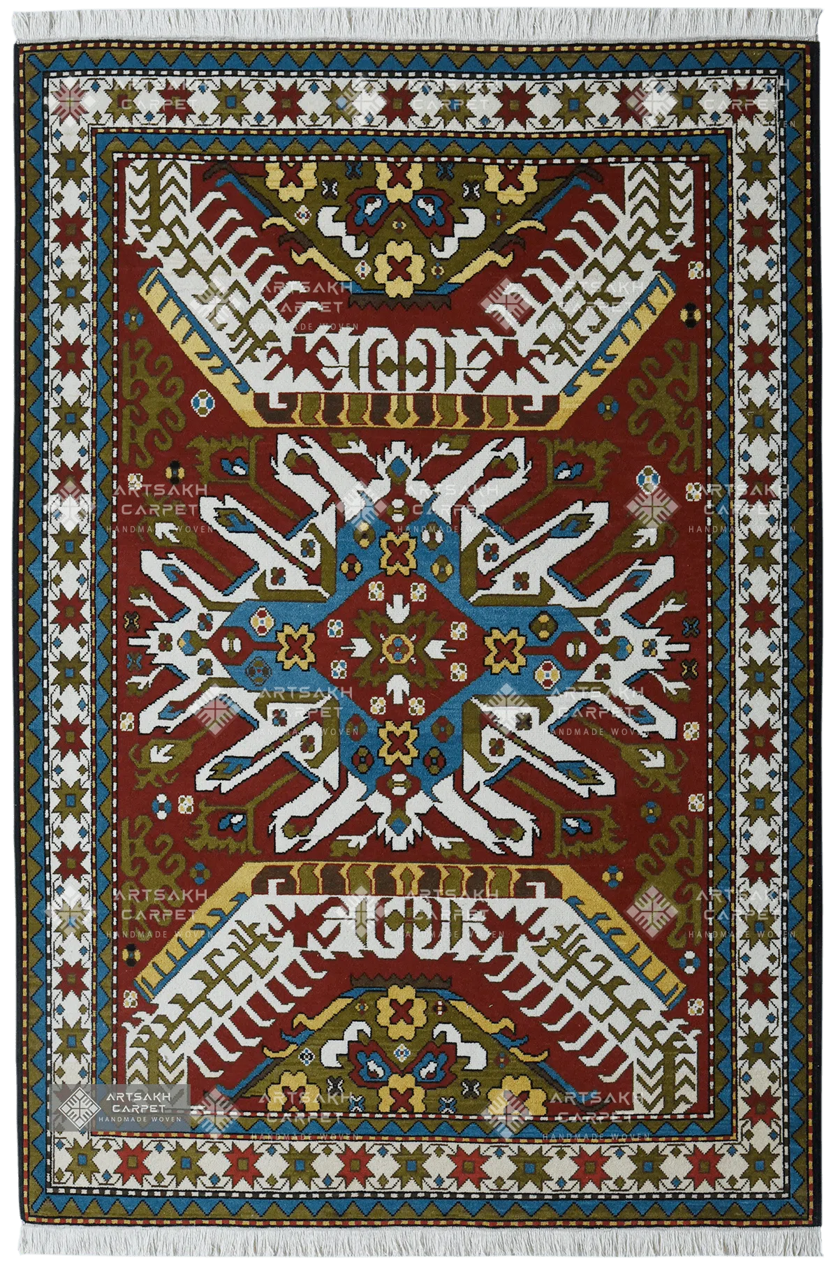 Armenian traditional carpet Jraberd Artsvagorg Ptretsik