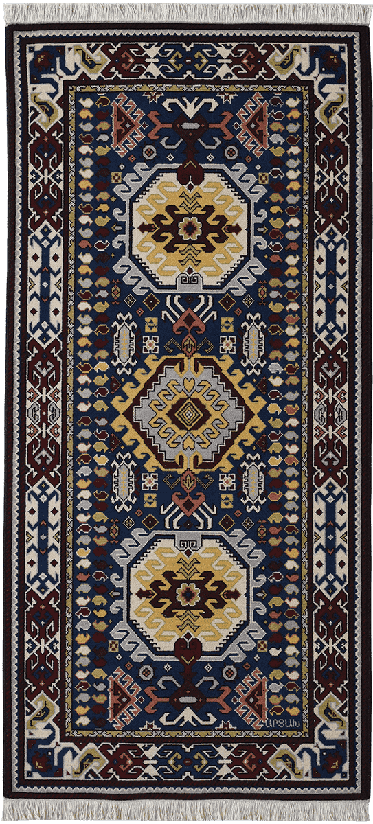 Armenian traditional carpet Artsakh Vishapagorg