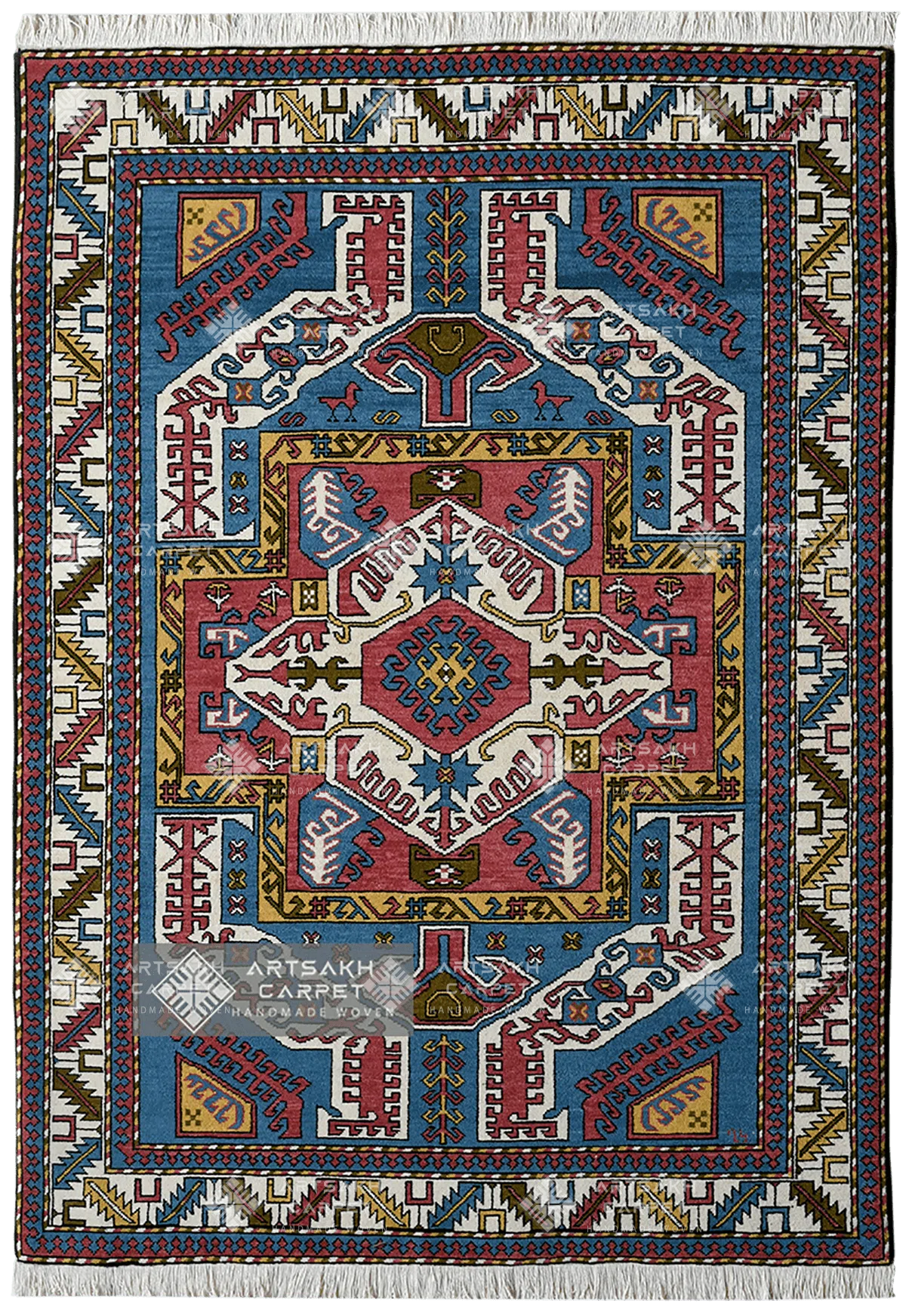 Armenian traditional carpet Khachkhoran