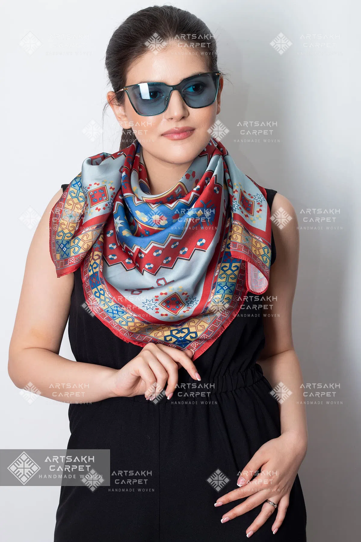 Silk scarf Armenian