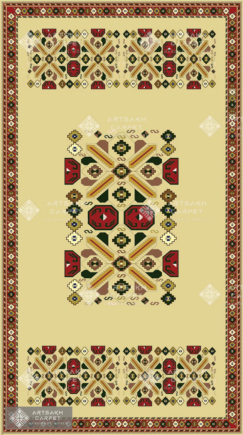 Tablecloth with Armenian ornaments