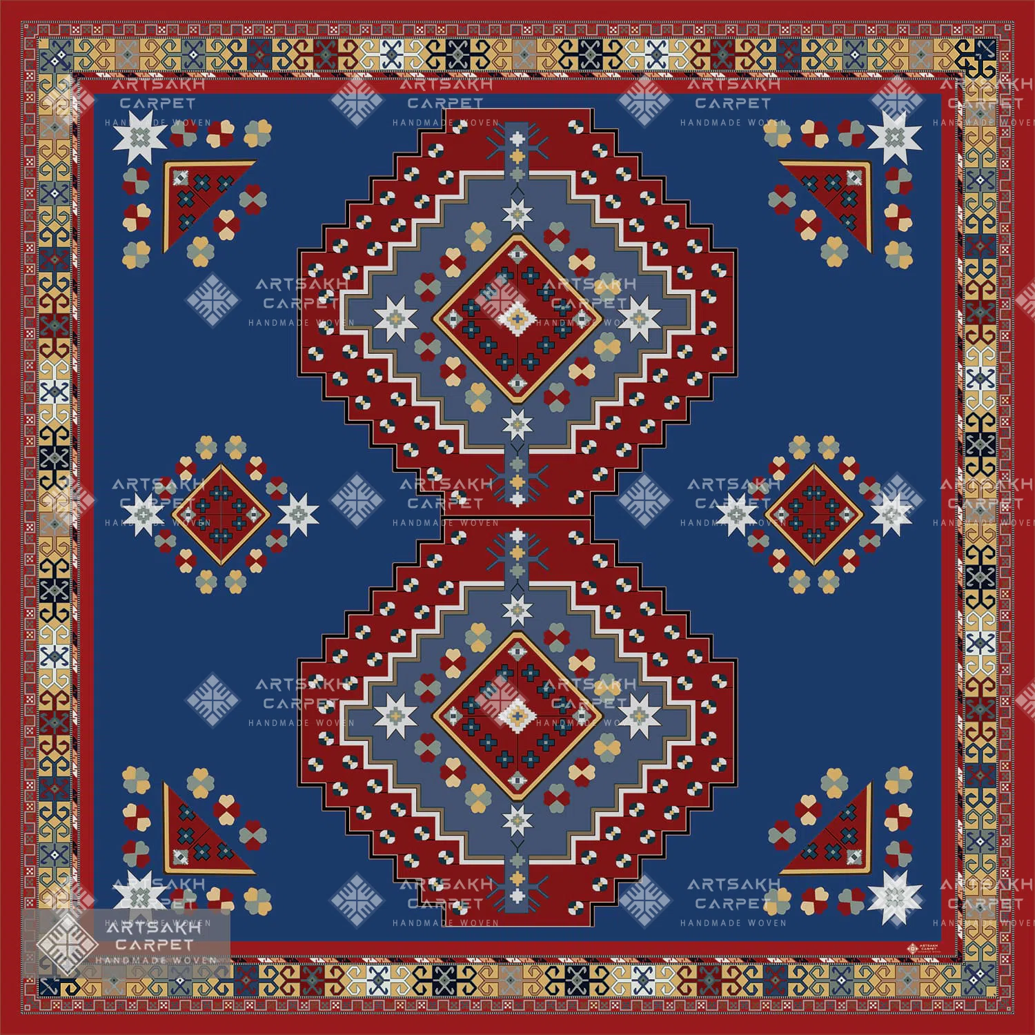 Скатерть с армянскими орнаментами